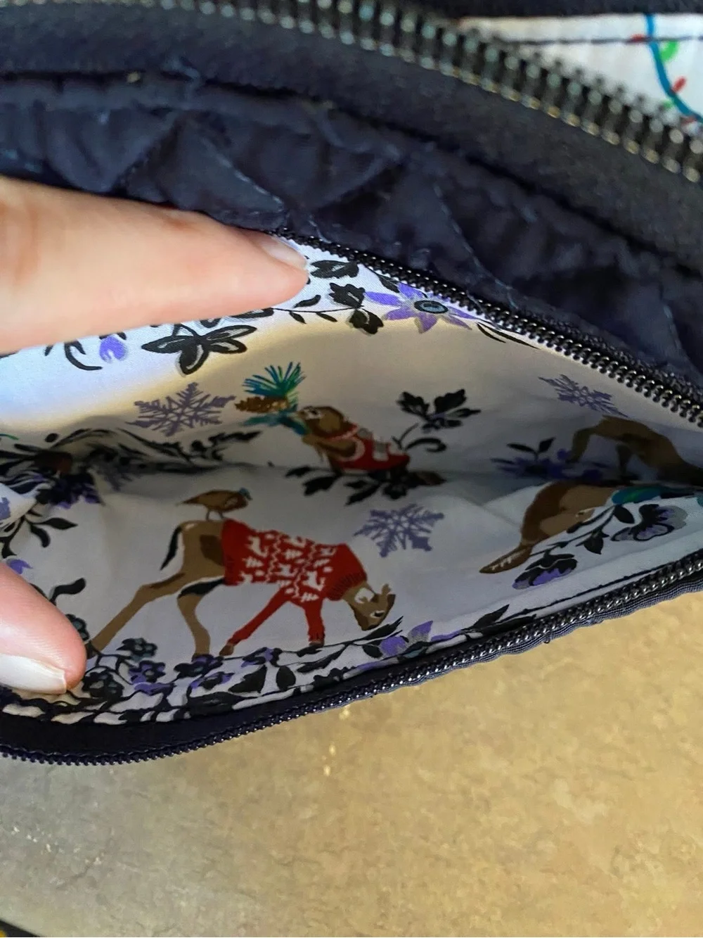 Vera Bradley Christmas Deer Wallet